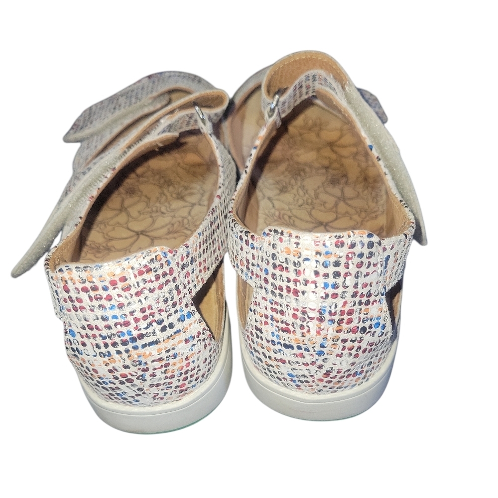 Ganter Women's Open Toe Velcro Fastener Leather Multicolor Sandals 37 - Picture 7 of 9